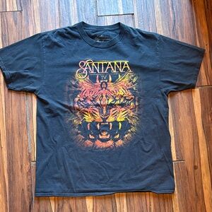 Santana Graphic T-Shirt with Tiger Design